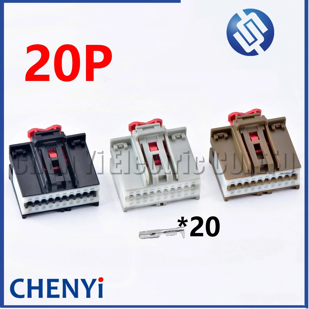 20 Pin Automotive connector Car amplifier head speaker plug 347290201 34729-0201 34690-0201 With pin For GM Chevrolet Buick Opel