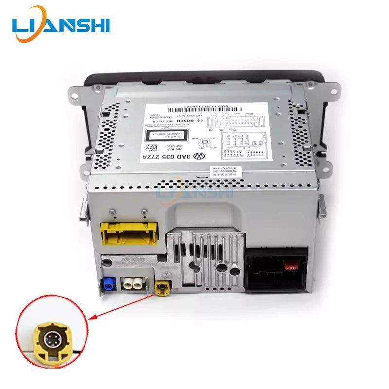 Compatible with USB cables for popular CD players, Magotan, Passat, new Bora, Golf 6, new Sagitar, Tiguan, and tailline plugs