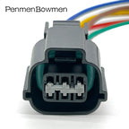1 Set 6 Pin Auto Motor Socket Electrical Cable Connectors Waterproof Female Wire Harness Plug PB535-06027