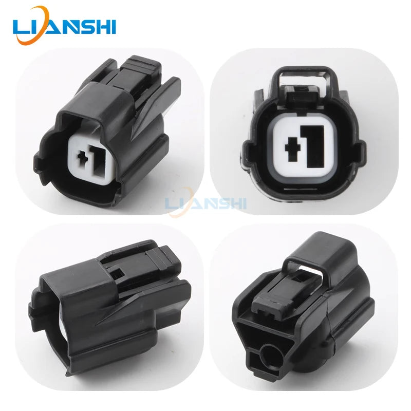 5set 6181-0227 6189-0386 Car horn harness plug 1-hole connector for Honda Accord Odyssey Fit Civic crv