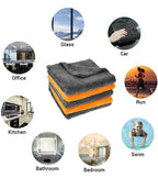 Premium Microfiber Towels Car Care Washing Thicken Towel Car Detailing Drying Cloth Cleaning Tool Auto Wash Accessories Amagi