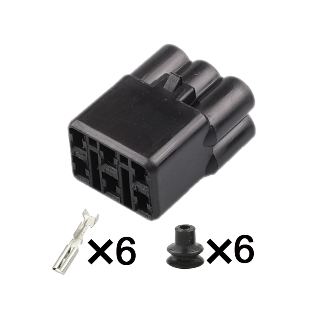 AMP 6Pin Connector Waterproof 2.2mm Male Female Connector Automotive Wiring Harness Cable Socket for Toyota 6189-6171 6180-6181