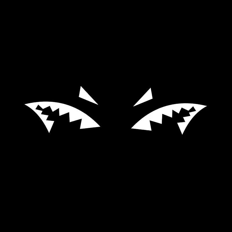 Car Antenna Shark Mouth Styling Stickers Fashion Reflective Vinyl Decals Shark Fin Antenna Decoration Sticker Accessories Tools
