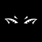 Car Antenna Shark Mouth Styling Stickers Fashion Reflective Vinyl Decals Shark Fin Antenna Decoration Sticker Accessories Tools