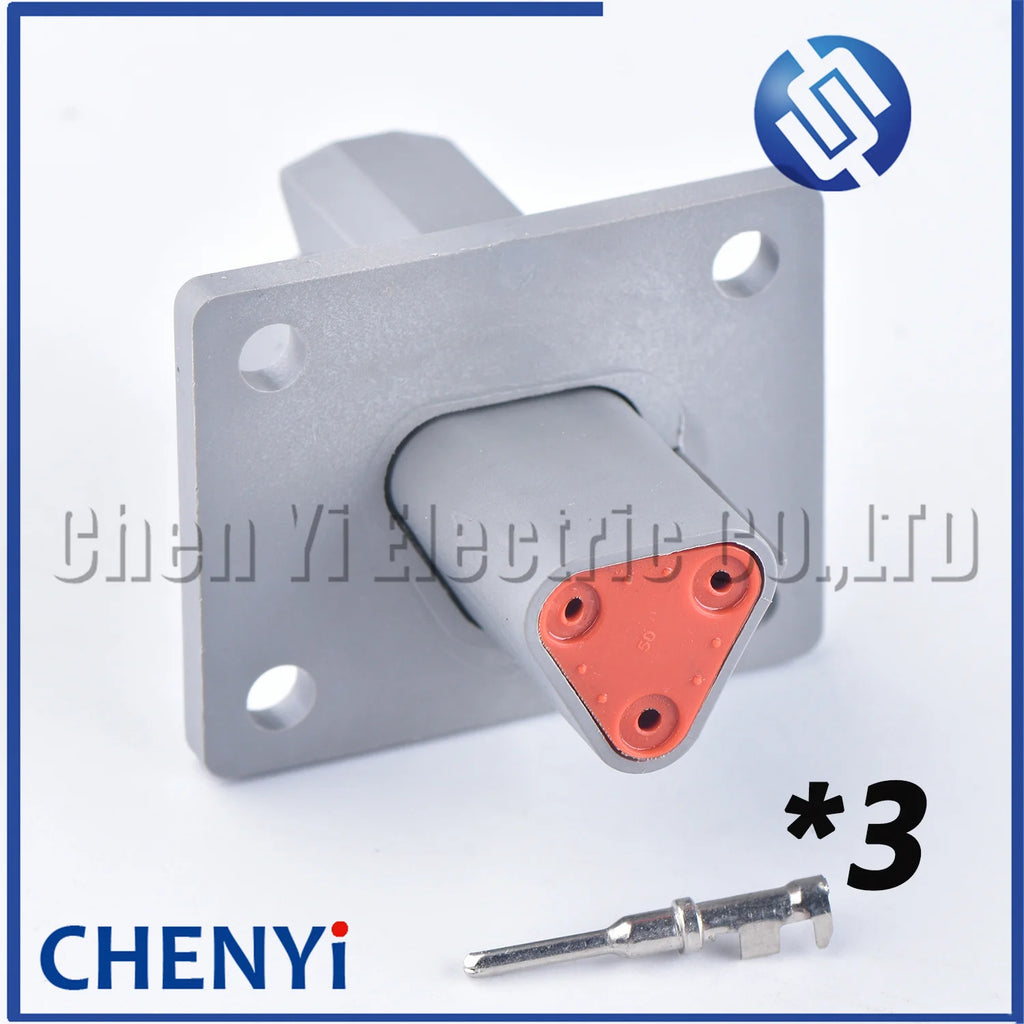 Connector With Fixed Flange Plug DT04-2P-L012 DT04-4P-L012 DT04-6P-L012 DT04-8P-L012 DT04-12P-L012 DT06-2S For Deutsch