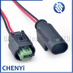 2 Pin Waterproof auto Connector Air Temp Sensor Reverse Radar Sensor ABS sensor Plug 8E0973202 1-967644-1 968405-1 with wire