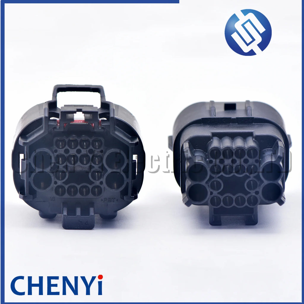18 Pin Auto waterproof connector Front and rear bumper radar plug Headlamp socket 6188-5910 6188-5911 For CHANA Trumpchi BYD