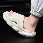 EVA Men's Summer Sandals Fashion Soft Cloud House Platform Slides Unisex Outdoor Non-slip Beach Shoes Men Bathroom Slippers Amag