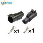 The DTHD04-1-12P male and female plug and the DTHD06-1-12S are suitable for automotive connectors with terminals