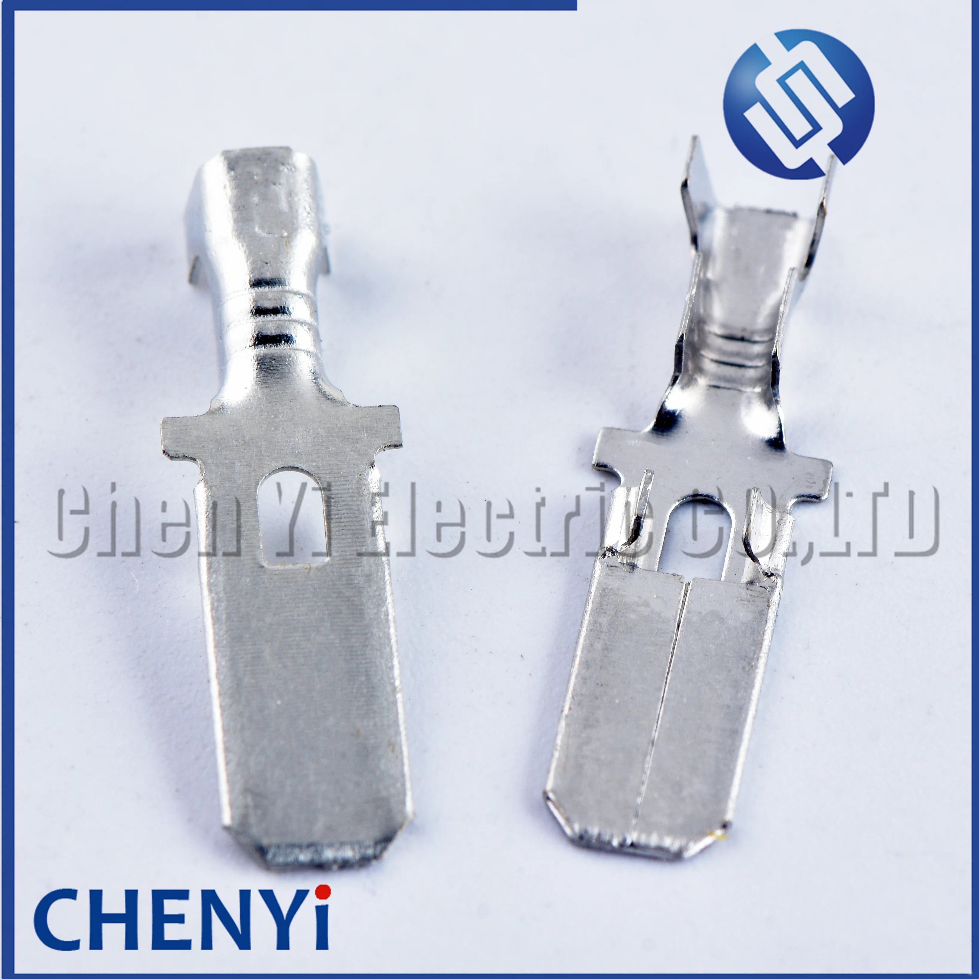 50 Pcs H62 Brass Tinned auto connector wire crimp loose pin loose terminals ST740253-3 8230-4040 8230-4050 8230-4060 DJ6118-6.3B