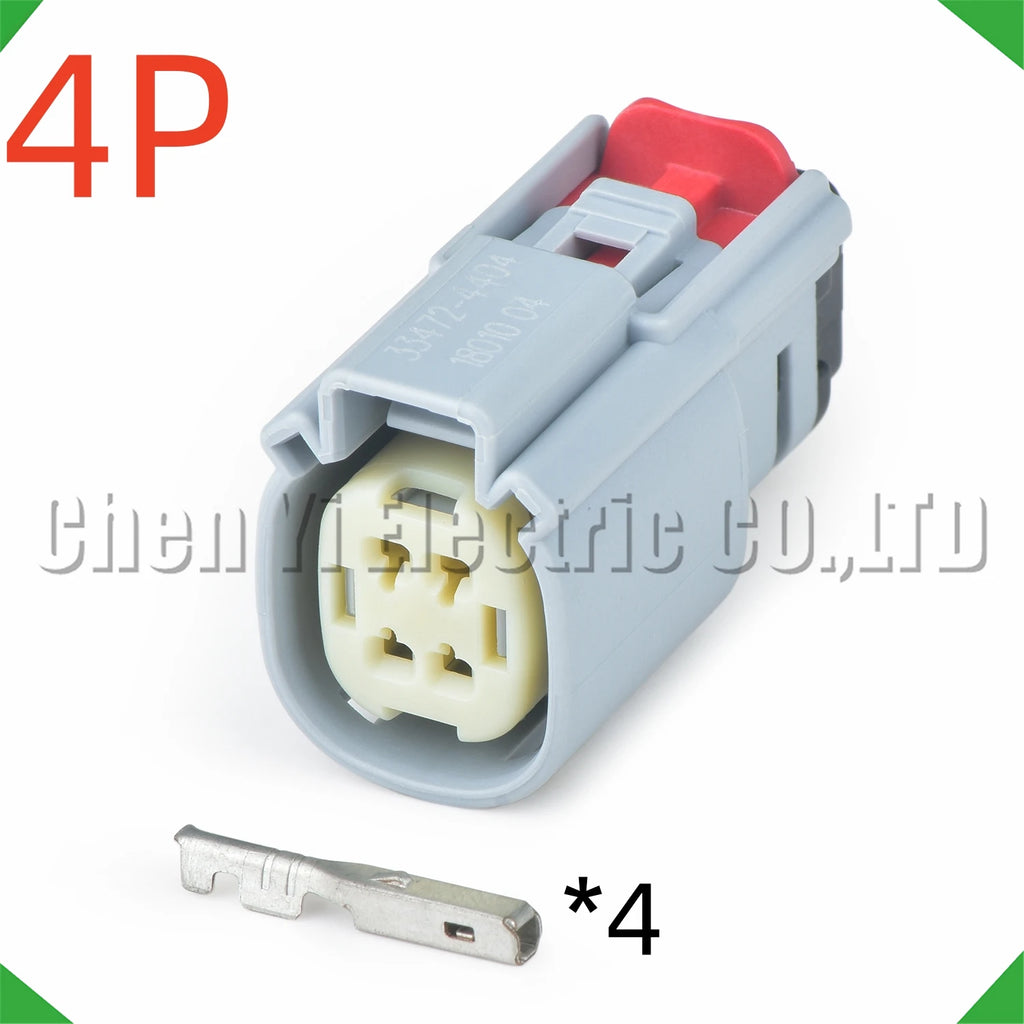 4 Pin Automotive Connectors Oxygen Sensor Wire harness Plug 33472-4403 33472-4404 For F...