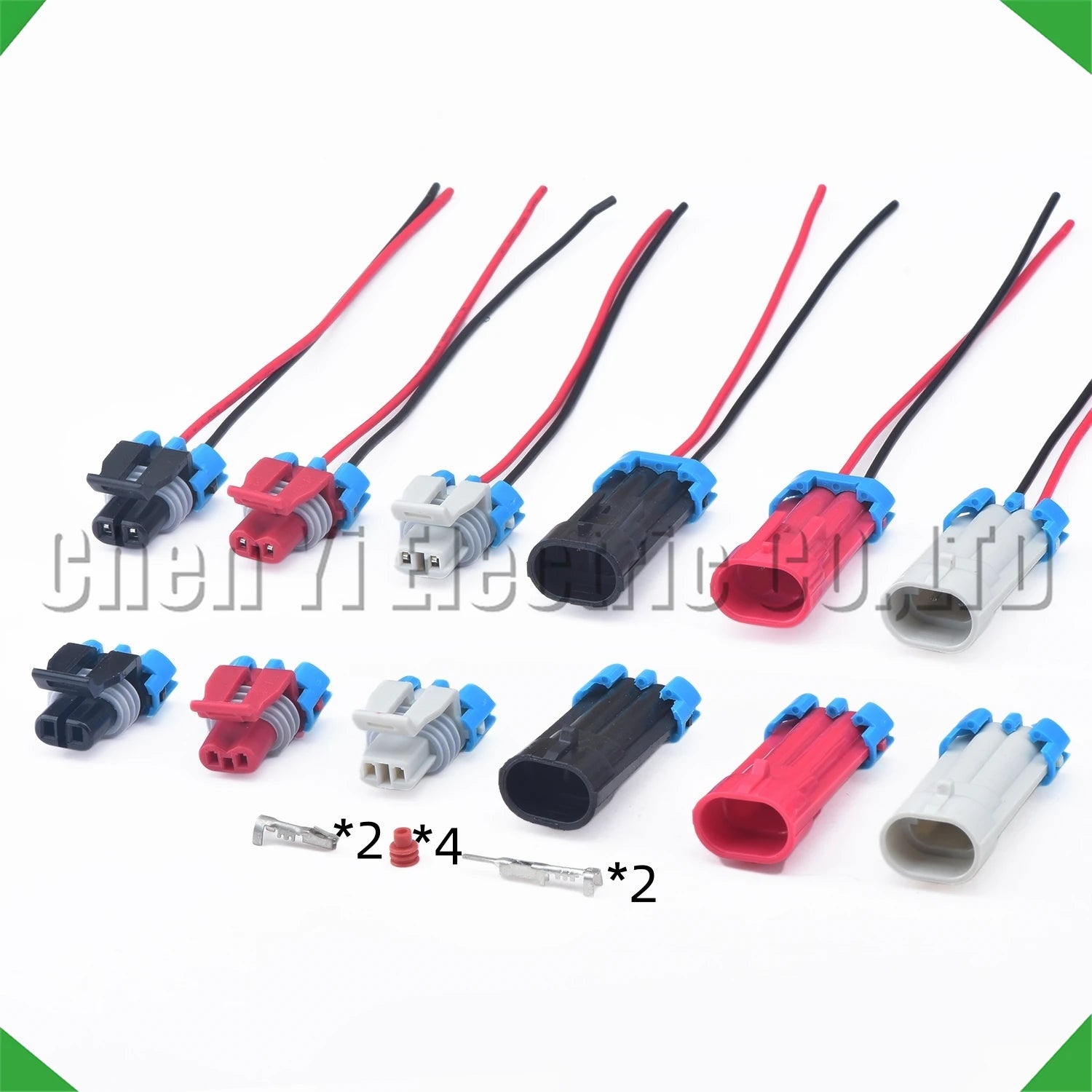 2-pin wire harness automotive waterproof connector front wheel sensor harness sensor