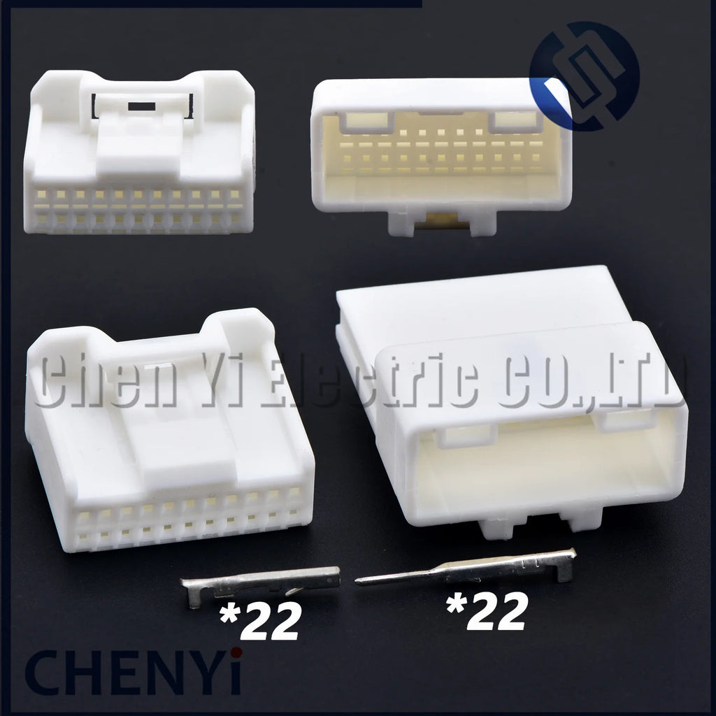 22 Pin Auto connector car reading lamp Light switch harness plug With pins 90980-12545 90980-12544 For Toyota corolla Lexus