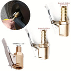 Advanced Car Tire Air Chuck Inflator Pump Valve Connector Clip-on Adapter Brass 6mm 8mm Wheel Valve For Inflatable Pum amagi New