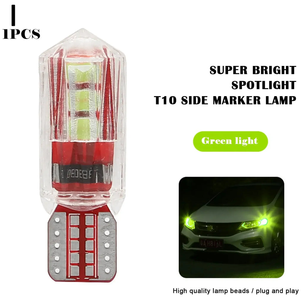 1pc Universal Car Replaceable T10 Running Lights Width Lamp Car License Plate Light Headlight Bulbs Car Light Accessories Amagi