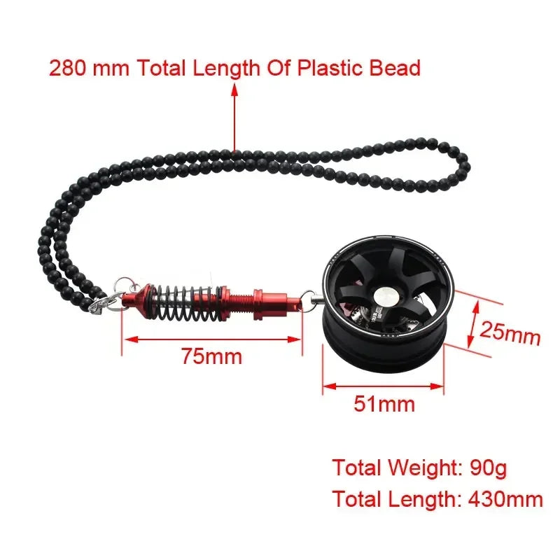 Creative Wheel Hub Brake Shock Absorber Car Pendant Up-market Customization Car Interior Ornaments Accessories Amagi