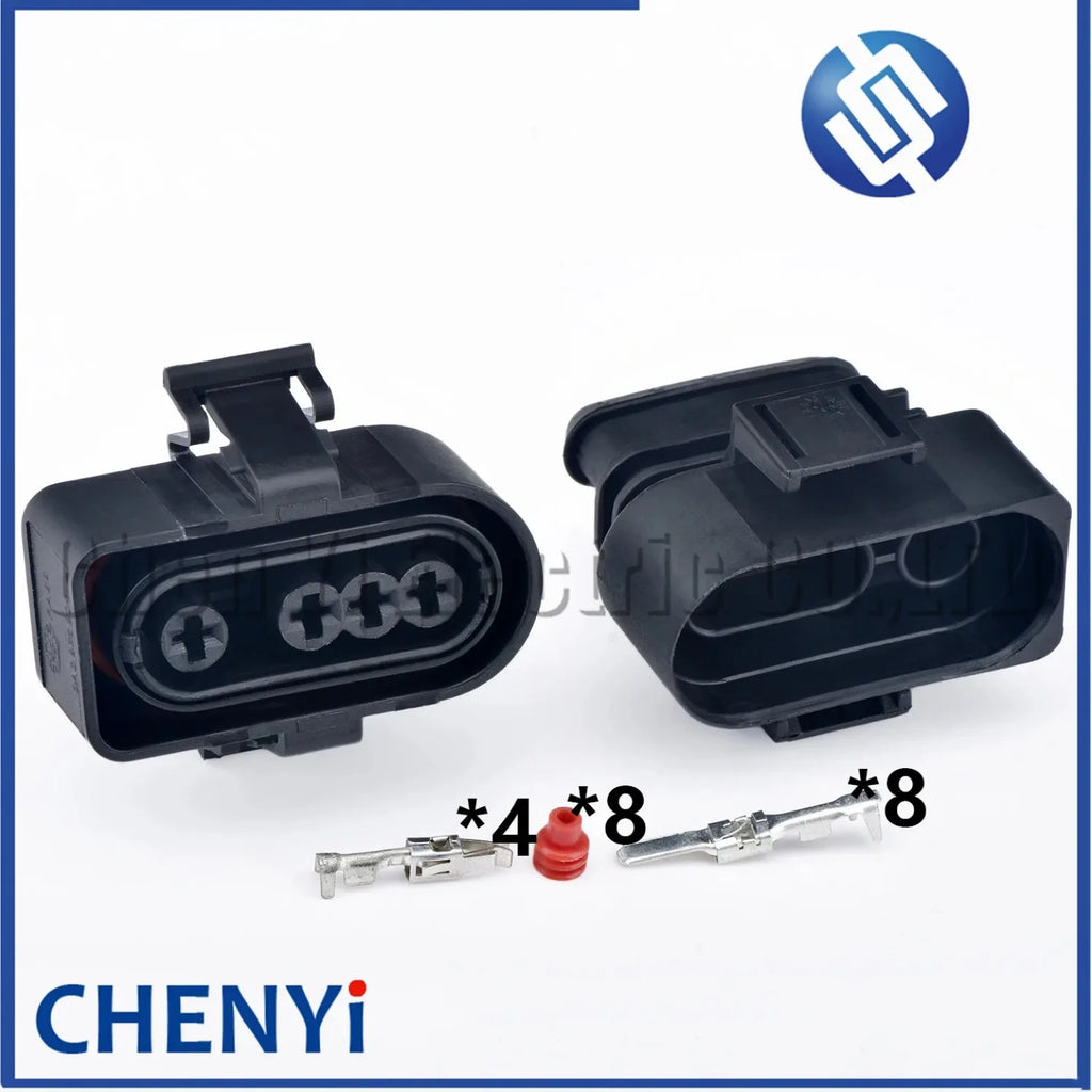 4 Pin male or female automotive waterproof connector O2 Oxygen sensor Wire harness plug 3A0973304 3A0973334