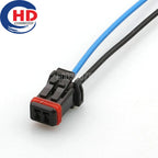2 Pin Male Female auto connector side lamp plug Rearview Mirror Cable Socket Sensor Plug MX19002S51 MX19002P51