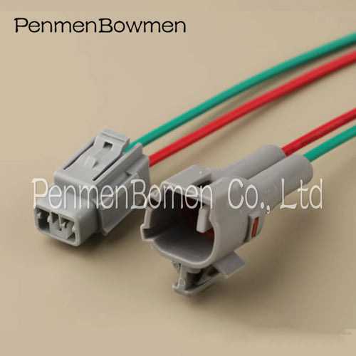 1 Set 2 Pin Fog Lamp Turn Tail Light Plug Wire Harness ABS Electrical Cable Connectors 6189-0176 6188-0098 For Toyota Nissan Hon