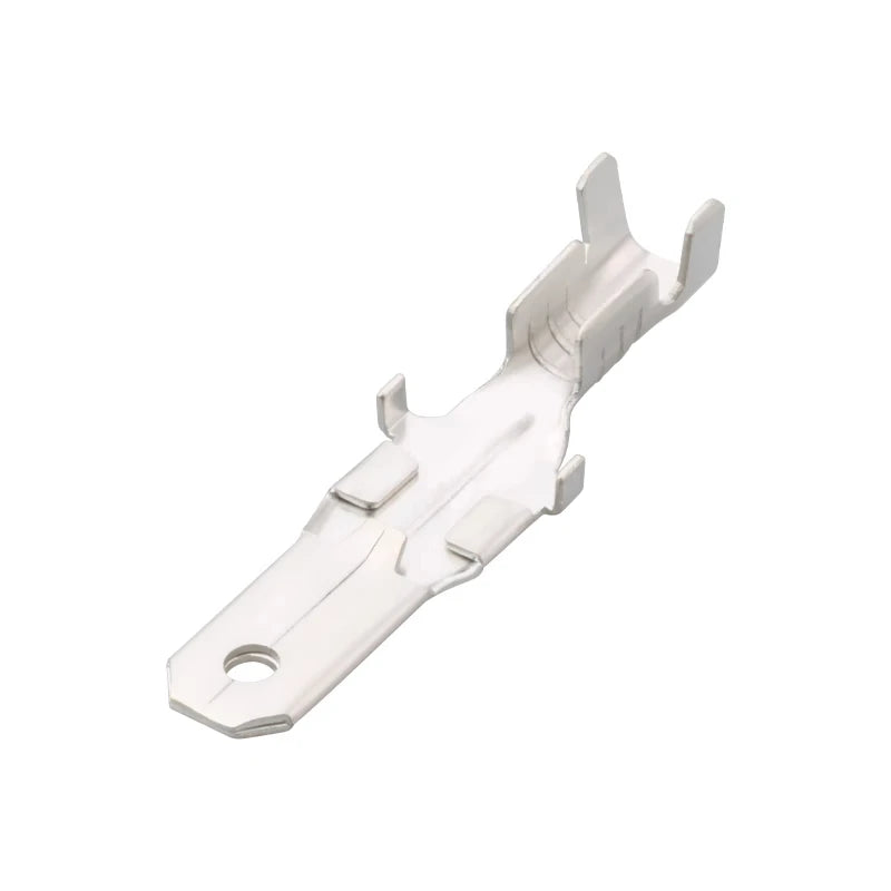 100pcs 4.8 Pin inserts 144838-2 Automotive plug-in connector Brass tinned terminal DJ617-4.8 x 0.8B