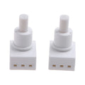 2Pcs Car Interior Dome Reading Lamp Switch Button For HONDA ABS Dome Light Lamp Switch Base Accessories