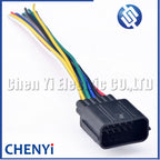 12 Pin Auto Waterproof connector Front and rear bumper radar Harness Plug 7283-4038-30 7282-4038-30 For Honda Civic Elison