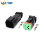 Dechi type connector DT06-2S/DT04-2P waterproof connector, 2p LED spotlight plug wiring harness