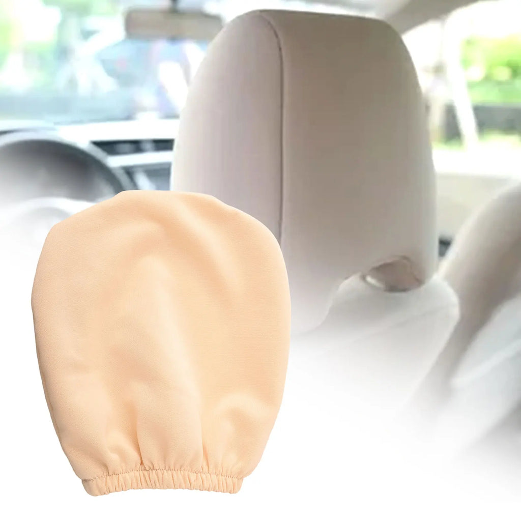 Universal Car Seat Headrest Cover Premium Cloth Car Truck SUV Auto Fit Anti-Dirty Elastic Protective Headrest Cover