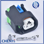 2 Pin 1.5mm female Auto Fuel Line Quick Injector Connector Wire harness plug Socket 15419715 15423278 15423276 For EV6 USCAR