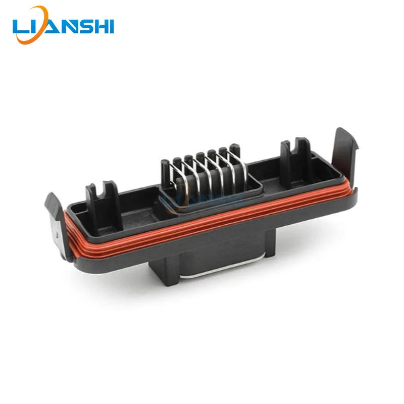 DTM13-12PA-R008 12-pin automotive waterproof connector, Dechi type DTM series PCB bent pin socket