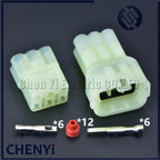 5 Sets 6 Pin Female or Male Automotive Motorcycle Electrical waterproof Connector 6189-6171 6180-6181 For Toyota HM 090