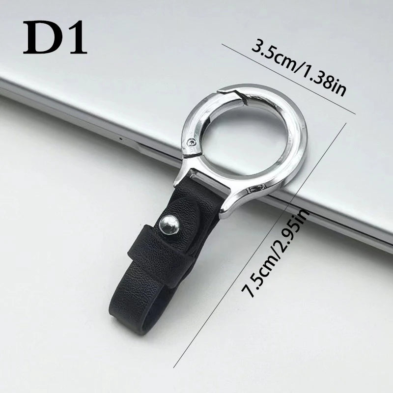 Car Key Chain Pendant Men And Women Personality Creative High-end Simple Waist Hanging Car Chain Ring Pendant Anti-scratch Wear
