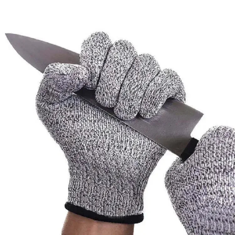 Grade 5 Cut Resistant Gloves Kitchen HPPE Scratch Resistant Glass Cutting Safety Protection for Gardeners Amagi