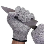 Grade 5 Cut Resistant Gloves Kitchen HPPE Scratch Resistant Glass Cutting Safety Protection for Gardeners Amagi