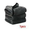 Microfiber Cloth Car Cleaning Tool Absorbent Towel Pigtail Towel Double Thickened Twist Pigtail Cloth Absorbent Towel Amagi