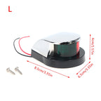 Red&Green Boat Lights 12V LED Bow Navigation Boat Light Red Green Sailing Signal Light for Marine For Boat Yacht Warning Light