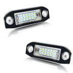 1Pcs LED car license plate light 12V white light for Volvo S40 S60 S80 XC70 XC60 Rear Lights Number Plate Lamp Replacement