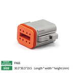 5/10/20Sets Deutsch DT Waterproof Connector Electrical Wire Socket Plug For Car 2P/3P/4P/6P/8P Kit Box Suit DT06-4S DT04-2P DT06