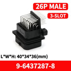 1/5/50PCS AMP Type ECU Automotive Board End Connector Waterproof Socket Harness Plug PCB Panel Flame Retardant 26P 34Pin 1437290