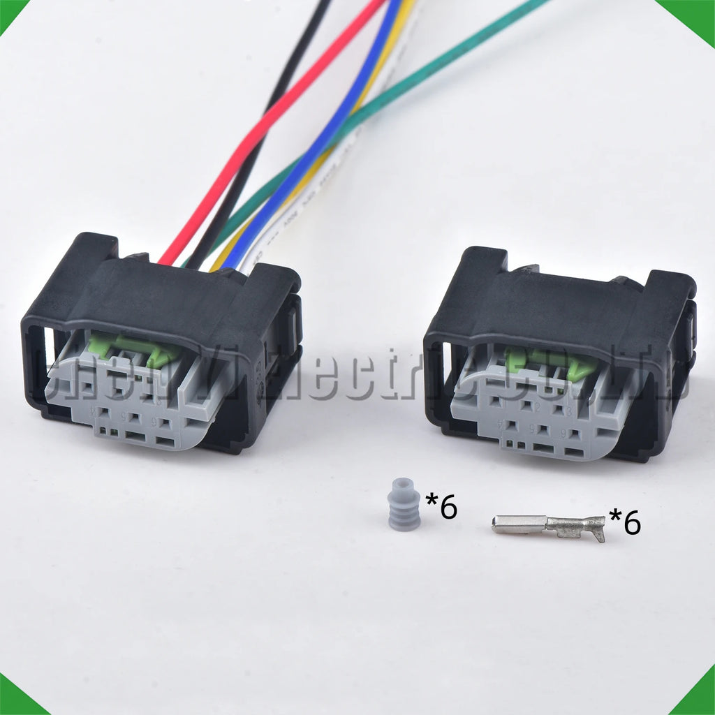 6-pin auto connector automotive connectors accelerator pedal 967616-1 7m0973119
