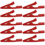 4/10/40PCS Mini Insulated Alligator Clips, Solderable Pure Copper Jaws,Fully Insulated Tips for Safe Electronics Testing and DIY