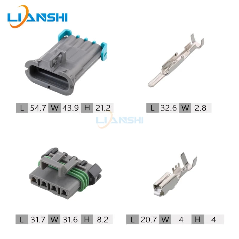 4pin 12129565 12129600 for the Buick GL8 Blower Plug Automotive sensor waterproof connector