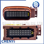 Brown 39 Pin Auto computer board ECU DCU Connector Socket Plug 6-1718323-1 6-1718325-1 1718327-1 6-1718321-3 With Pins Cover