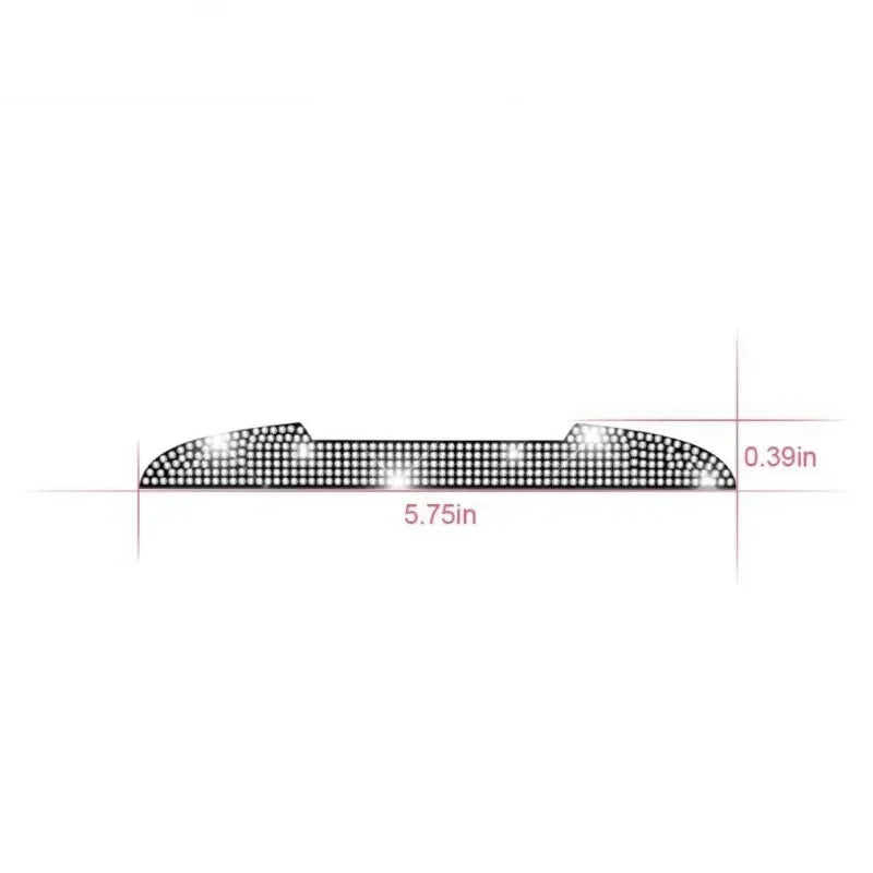 Bling Rhinestone Car Door Handle Scratch Protectors Suitable For All Cars Vehicles SUVs Side Mirrors Car Door Edge Guards Amagi