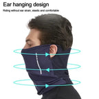 Ice Silk Breathable Bandana Face Cover Lightweight Cool Scarf Multi-functional Ultra-thin Sports Face Mask Outdoor Amagi