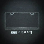 Car Glitter Crystal Sticker License Plate Frame Women's License Plate Frame Auto Parts 12.2*6.3in Three Colors Optional Amagi