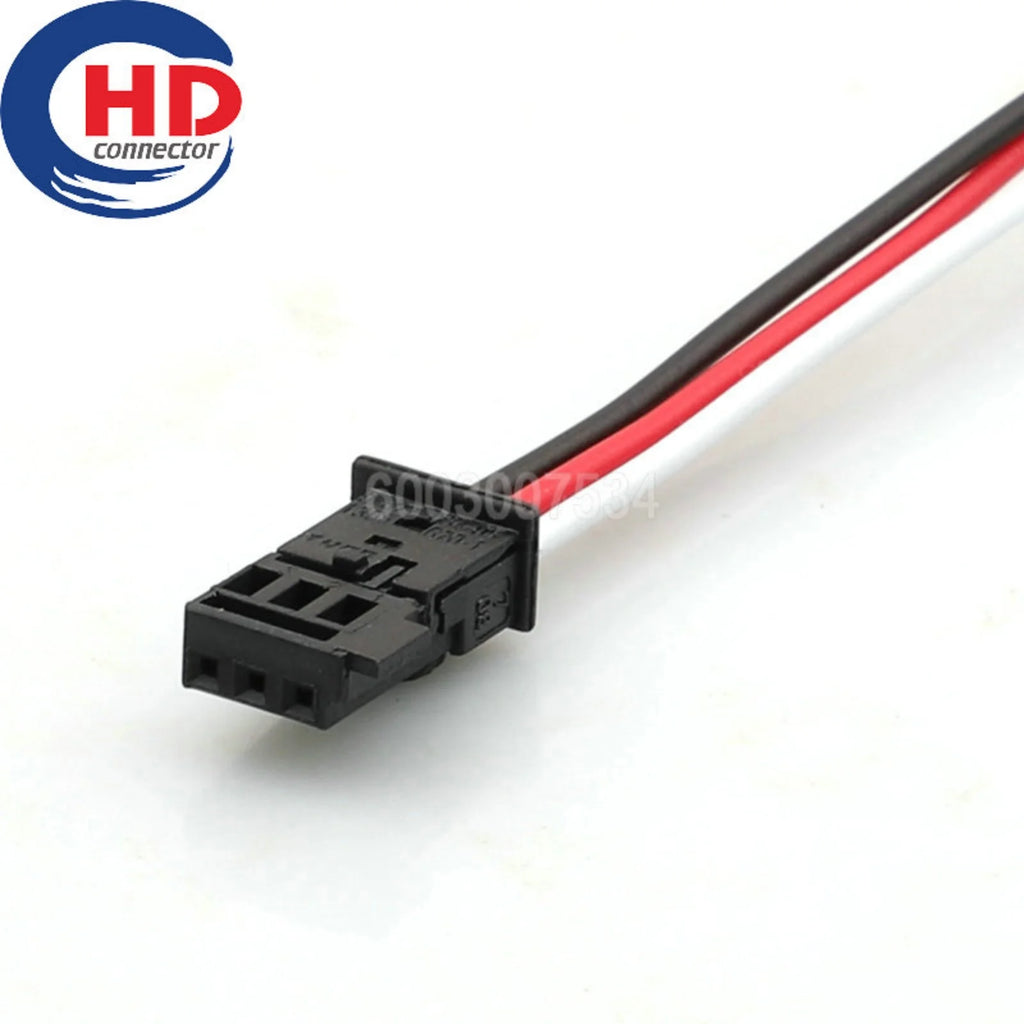 3-pin black flat connector housing for the rain sensor, high loudspeaker, dashboard glove compartment switch
