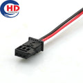 3-pin black flat connector housing for the rain sensor, high loudspeaker, dashboard glove compartment switch