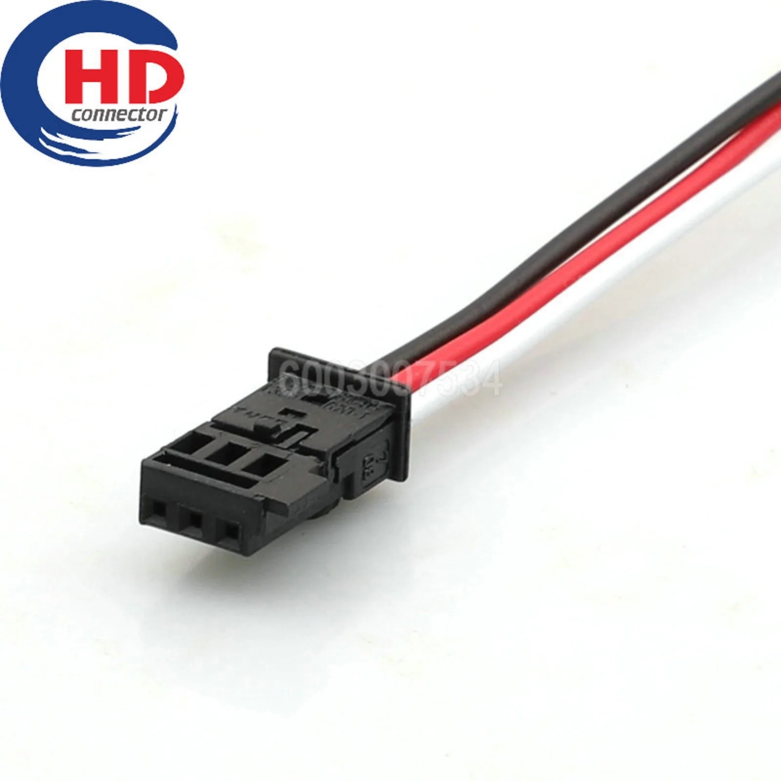 3-pin black flat connector housing for the rain sensor, high loudspeaker, dashboard glove compartment switch