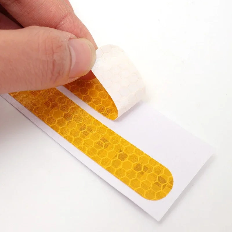 Car Rearview Mirror Reflector Stickers Universal Warning Anti-collision Reflective Strips Auto Exterior Accessories Reflex Tape